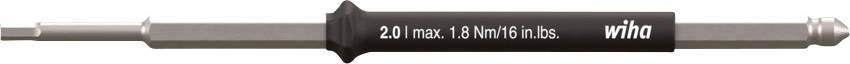 « Ernò 2B/0.5 mm mine de crayon » est imprimé sur un récipient en plastique noir conçu pour contenir des mines de crayon à graphite, avec un capuchon argenté.