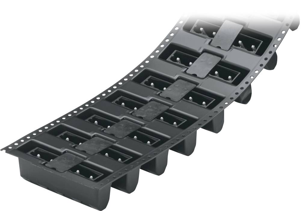 Un porte-câbles en plastique flexible avec plusieurs compartiments, conçu pour organiser et protéger les câbles pendant les mouvements ou déplacements.