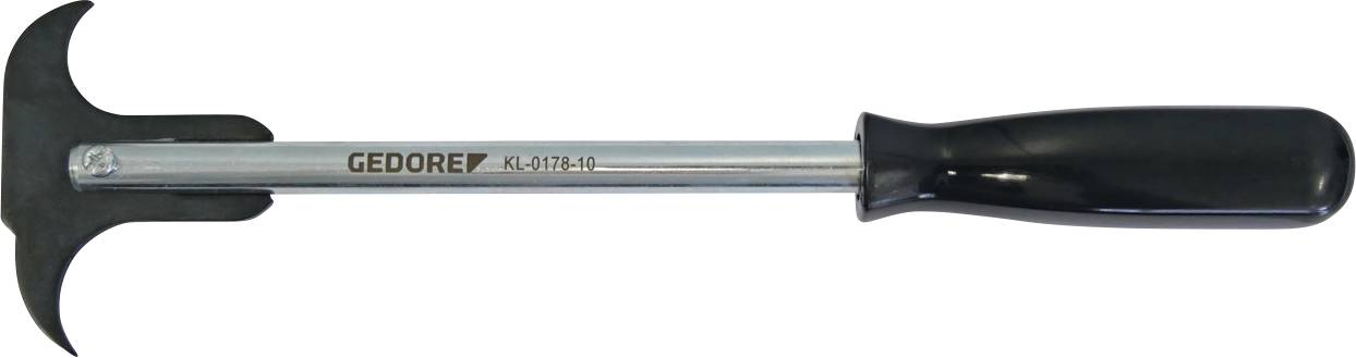 Un marteau à glissière Gedore KL-0176-80 à poignée noire, utilisé pour enlever les bosses.