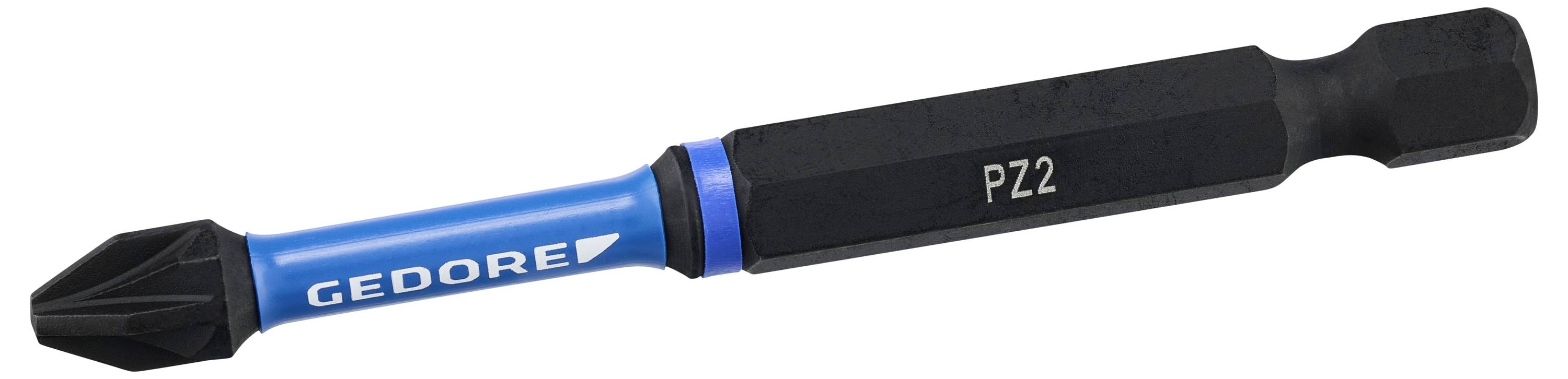 'A screwdriver bit labeled PZ2 and marked with 