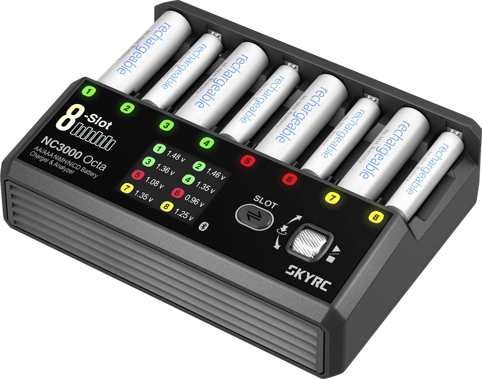 SKYRC NC3000 Octa Chargeur NiMH, NiCd LR6 (AA), LR03 (AAA)