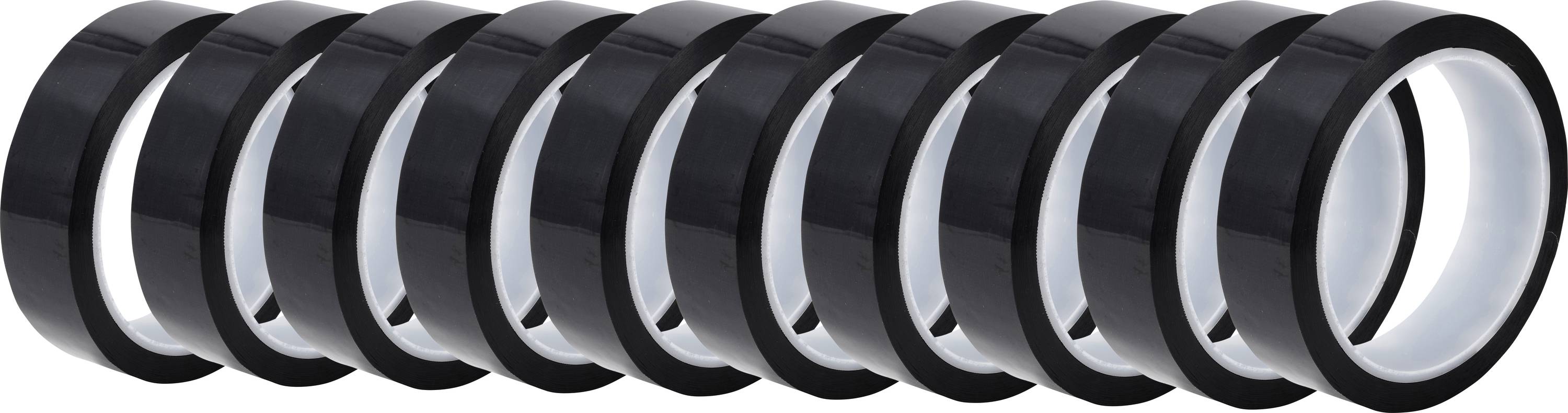Un ensemble d'anneaux adaptateurs d'objectif de caméra cylindriques noirs empilés en rangée, présenté sur un fond blanc.