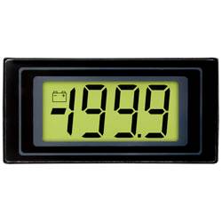 A rectangular digital display shows '-199.9' in large black numbers on a green background, with a battery icon on the left side.