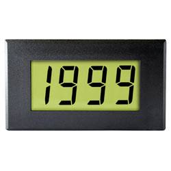 Un affichage numérique affiche le nombre « 1999 » en noir sur un fond vert jaunâtre.