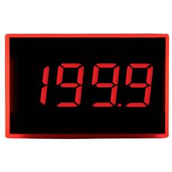Un affichage numérique affiche le nombre « 199,9 » en rouge.