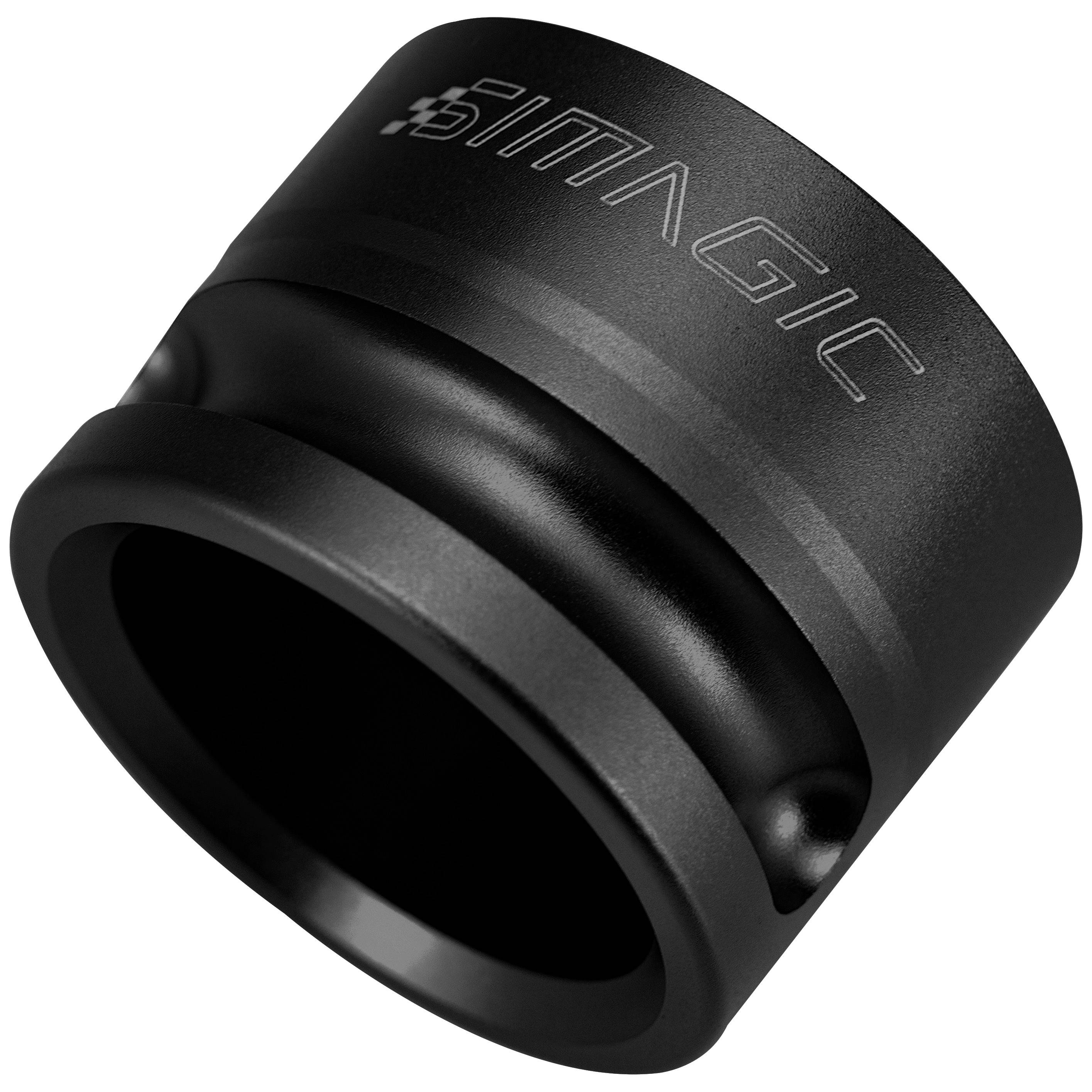 Adaptateur de lentille de caméra BINGAGIC cylindrique noir ou tube d'extension présenté sur fond blanc.