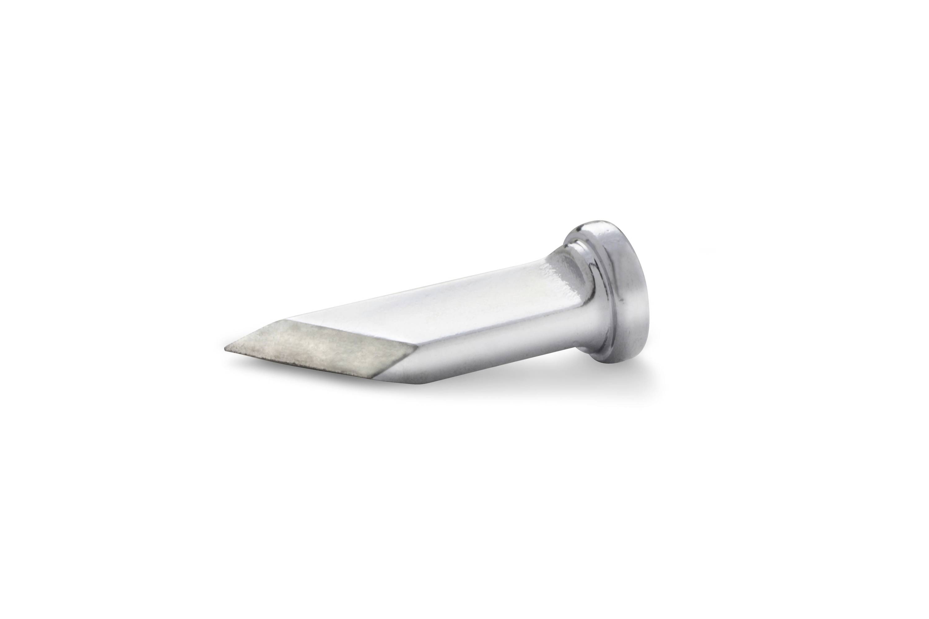 A metal roofing nail with a wide flat head and tapered shank, shown on a white background.