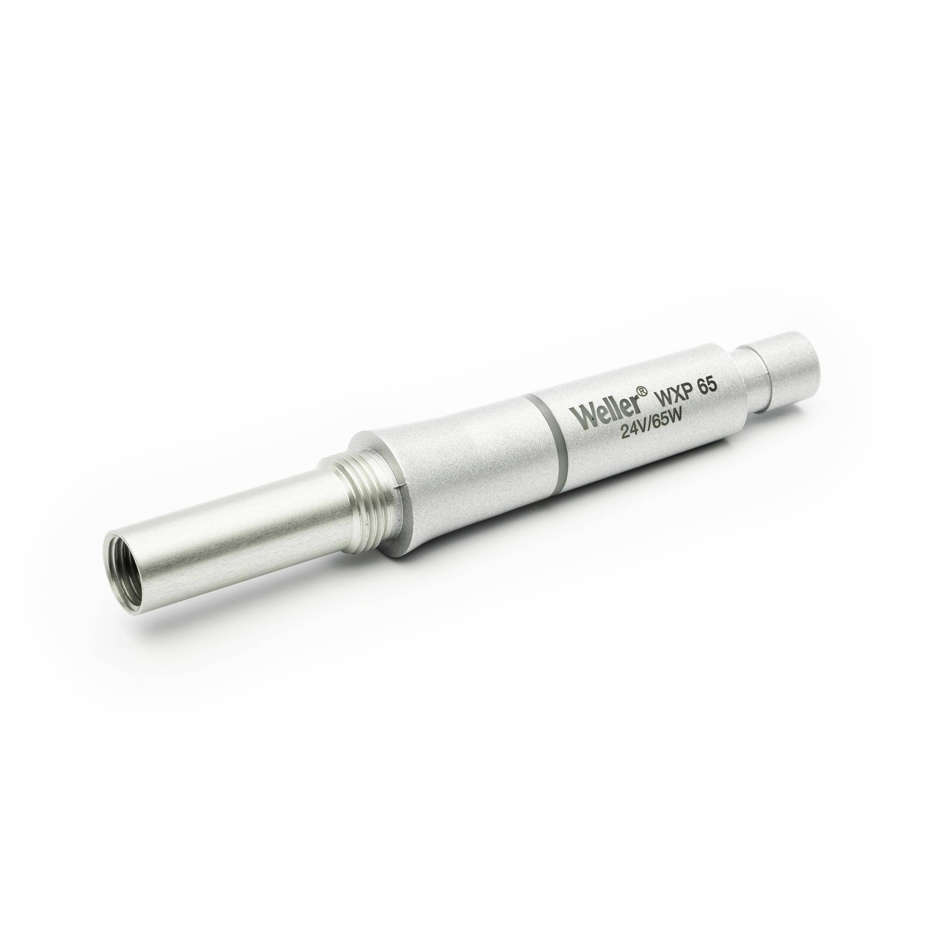 Silver Weller WXP 65 24V/65W soldering iron tip cartridge on a white background.