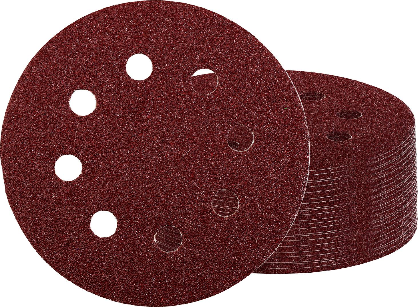 Einhell 492150 Papier abrasif pour ponceuse excentrique Grain 240 (Ø x H) 125 mm x 13 cm 50 pc(s)