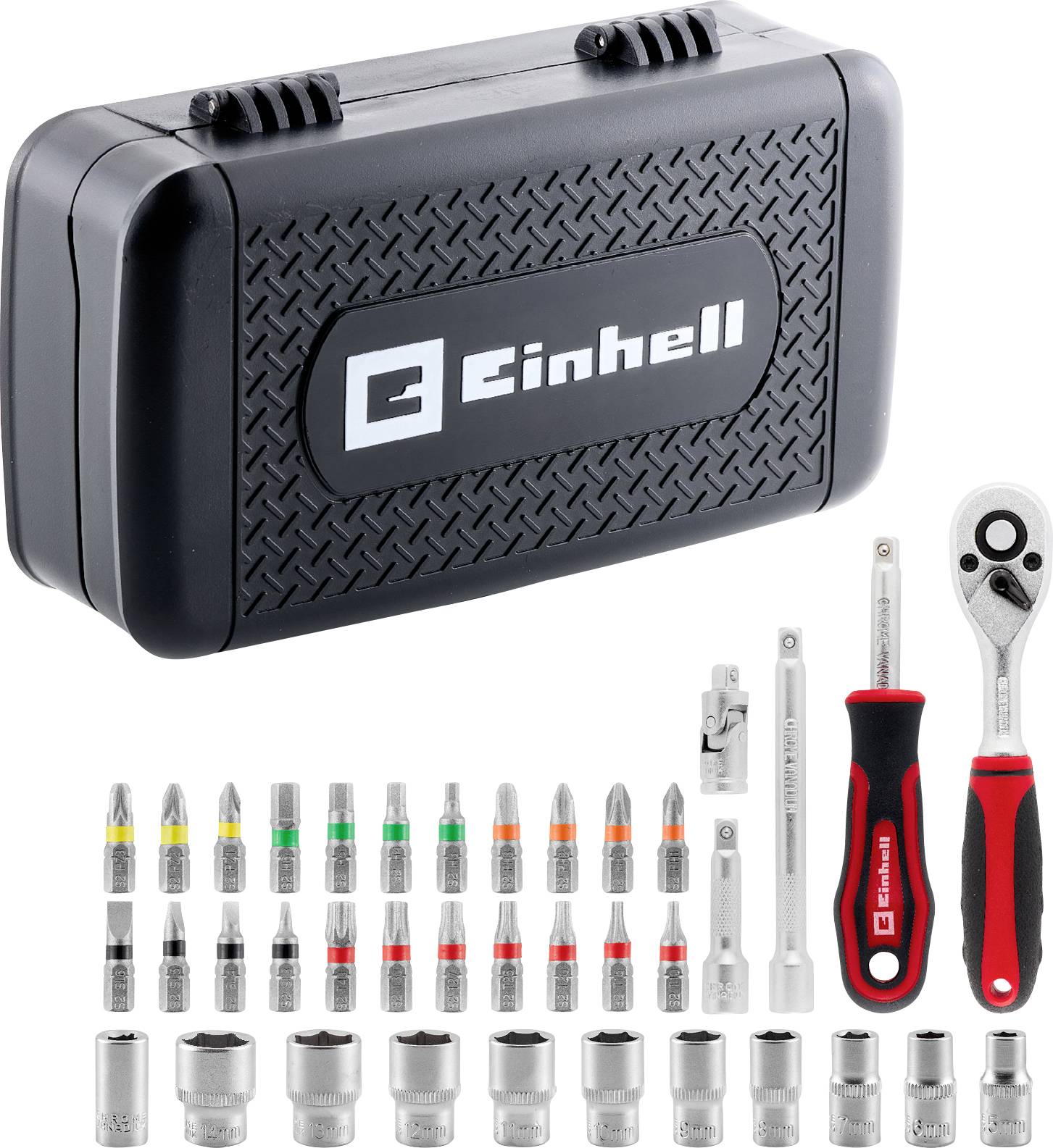 Einhell 461000 Jeu de cliquets 1/4"