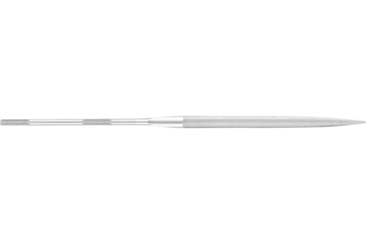 A slender silver metal tool with knurled grip and pointed tip, shown horizontally on a white background.