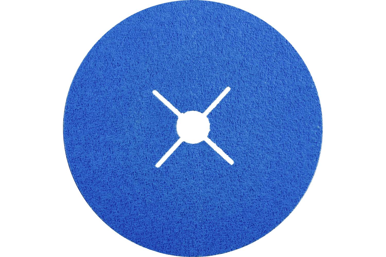 Icône circulaire bleue avec un moyeu central blanc et quatre rayons diagonaux, ressemblant à un symbole de roue ou de réticule.