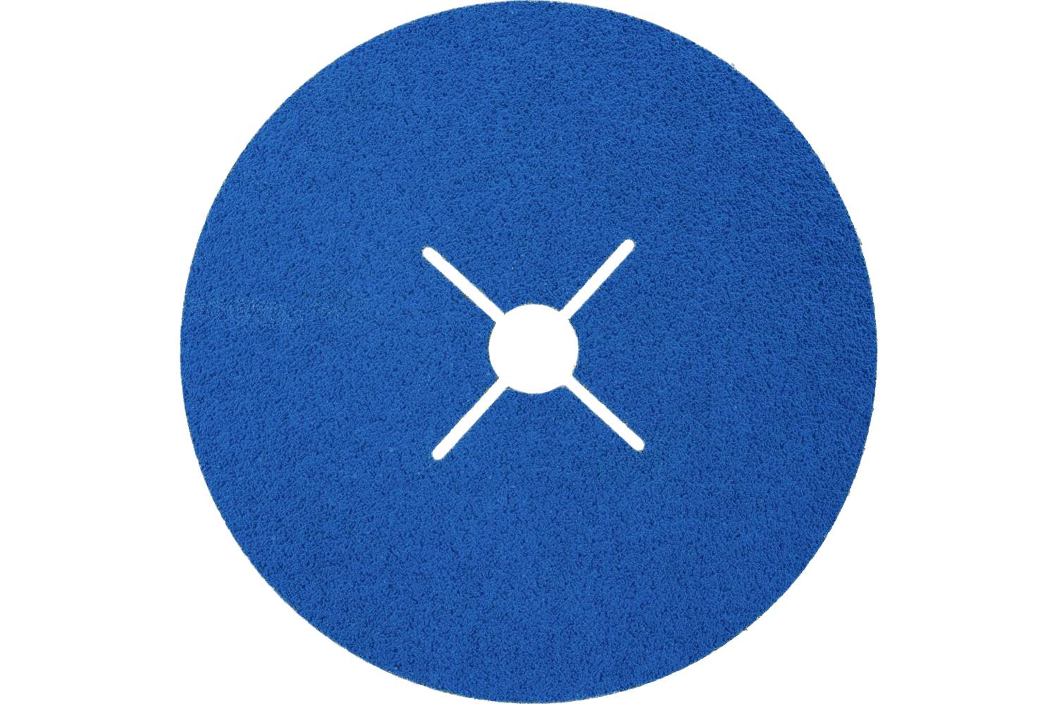 Icône circulaire bleue avec un centre blanc et quatre rayons diagonaux, ressemblant à un symbole de boussole ou de paramètres.