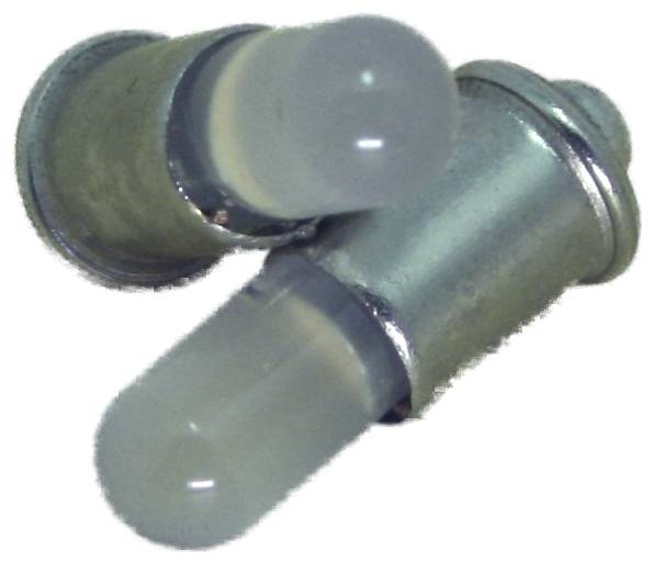 Deux capsules ou comprimés gris-verdâtre reposant croisés sur un fond blanc.