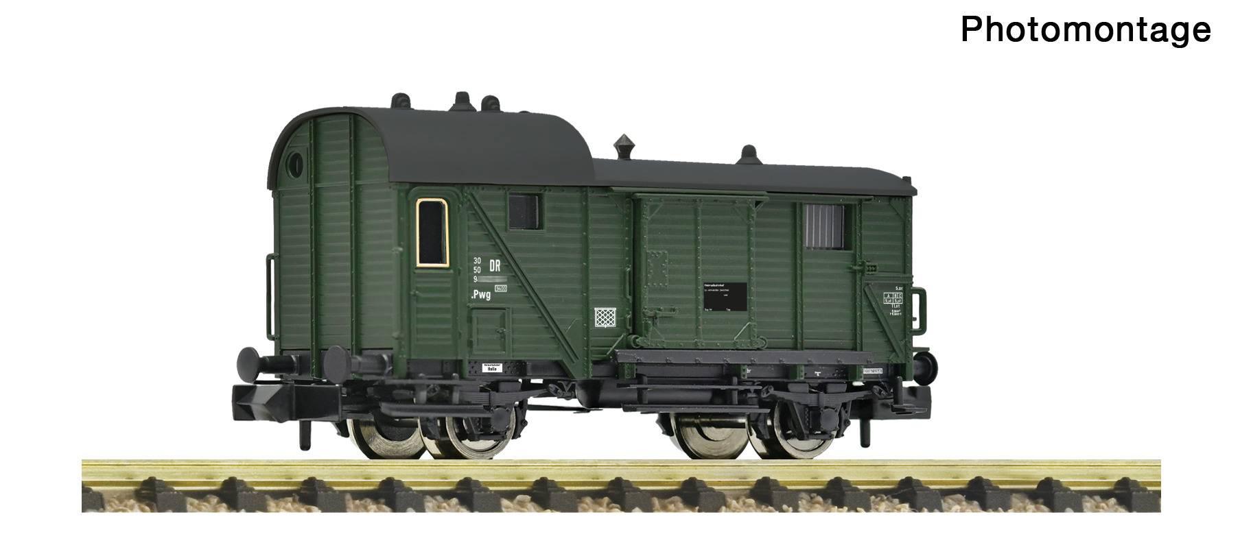 Fleischmann 6660166 Voiture de transport de marchandises, DR