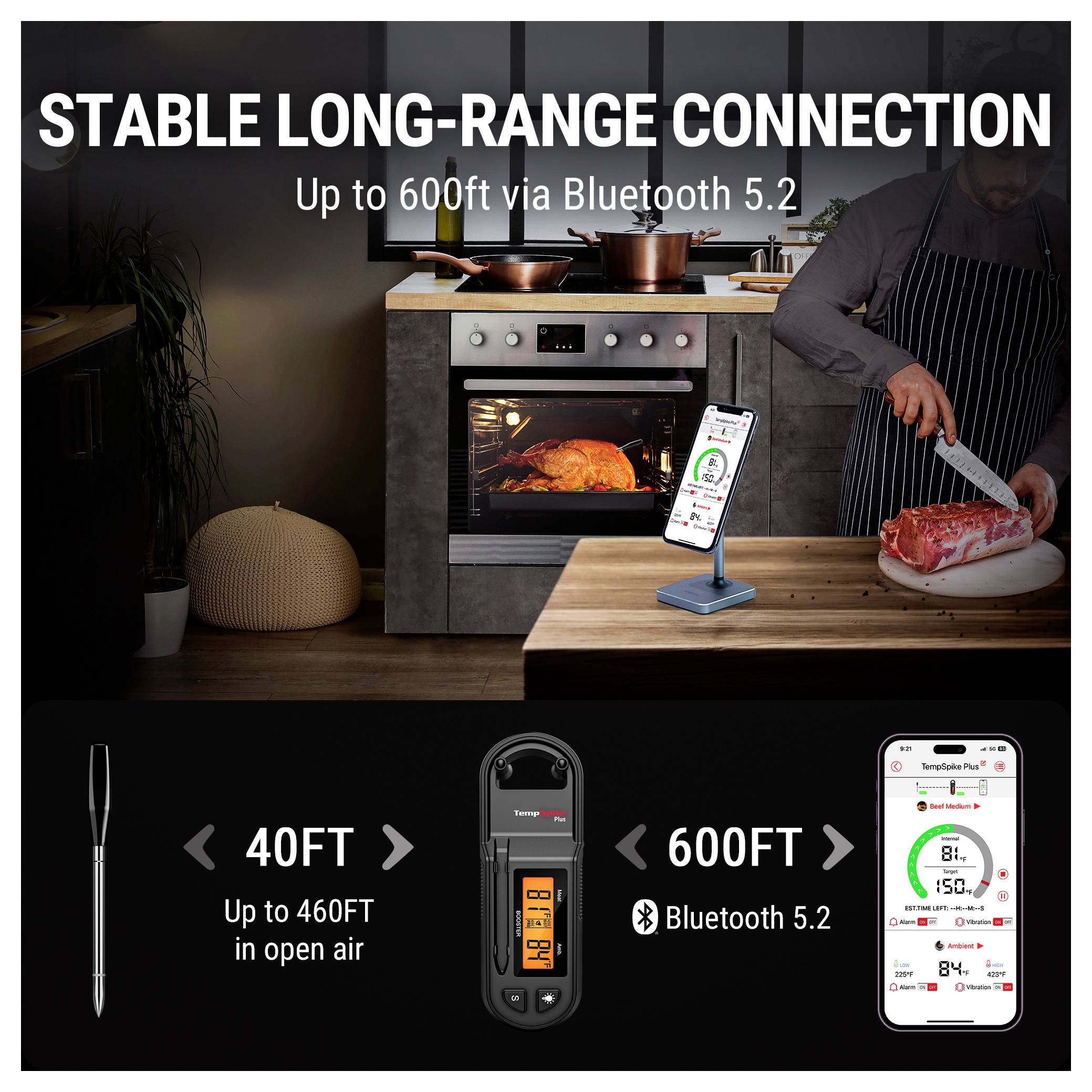 ThermoPro TP971W Thermomètre de barbecue