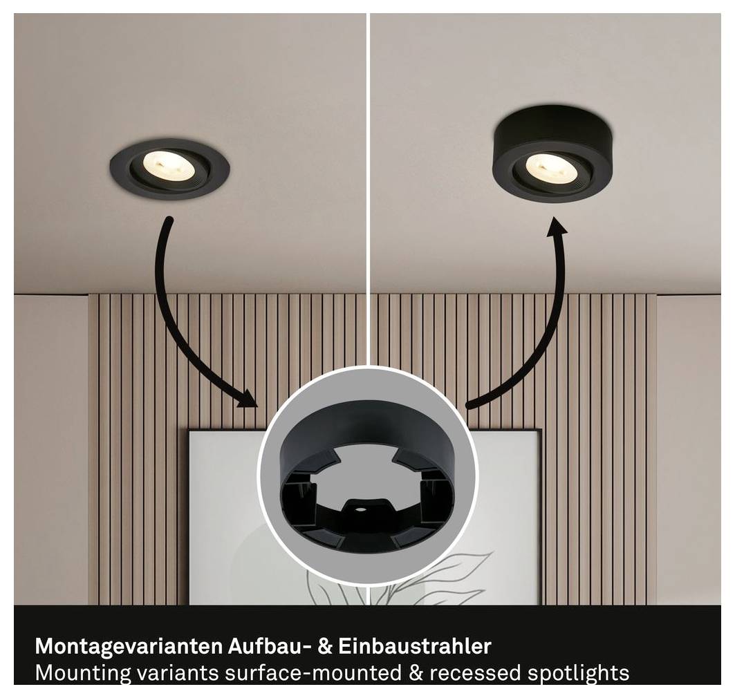 Variantes de montage Projecteurs en saillie et encastrés