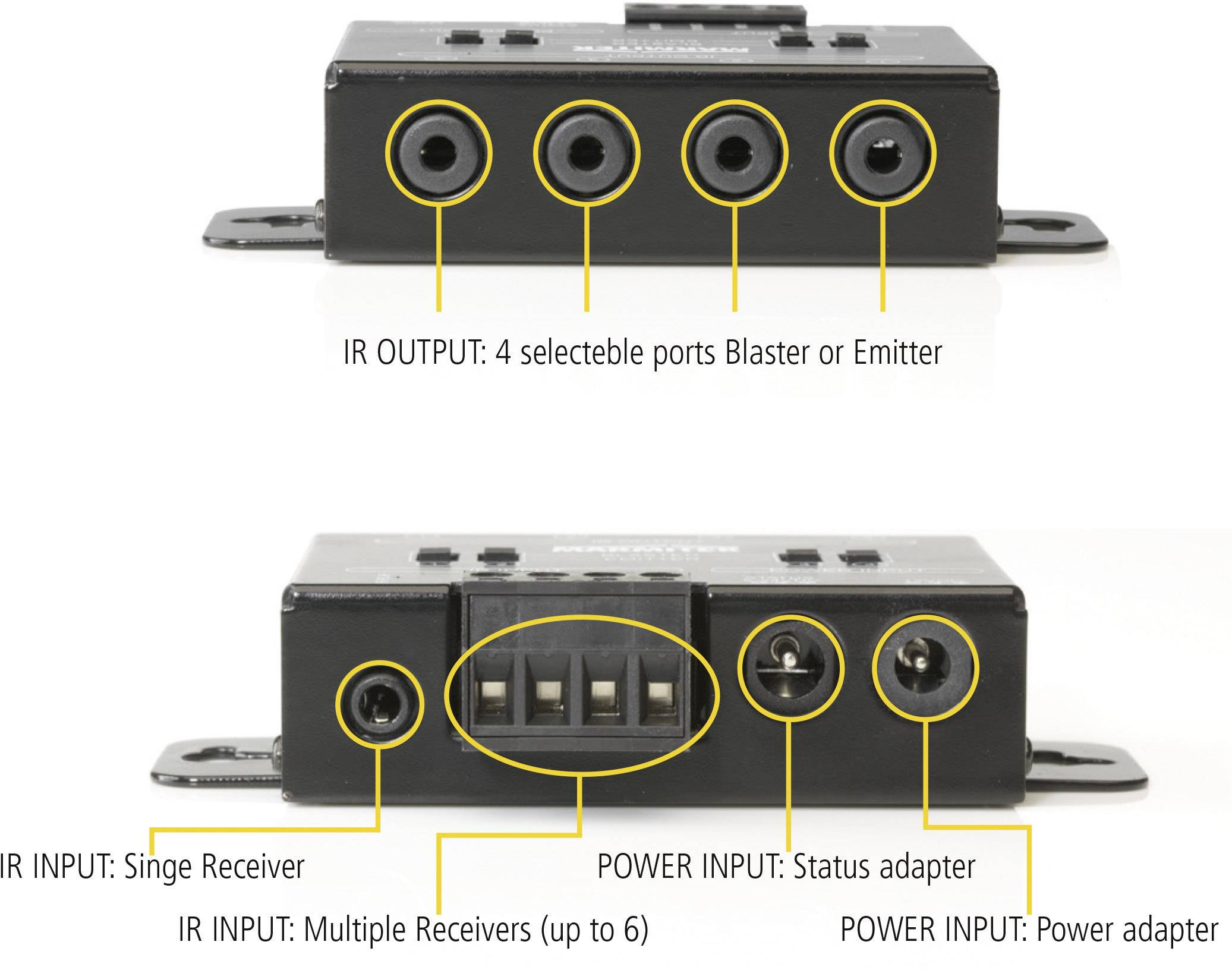 Marmitek IR Control 10 XTRA Rallonge IR noir