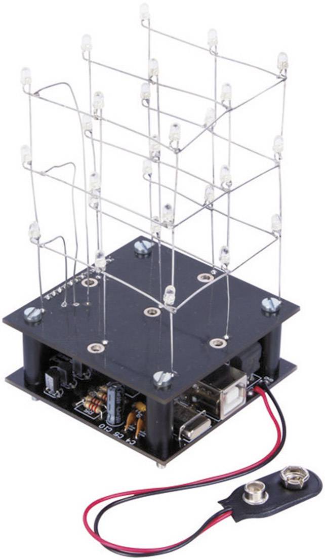 Whadda WSL193 Kit dé à LED Modèle (kit/module): kit à monter 5 V/DC, 9 V/DC