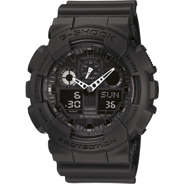 Montre-bracelet analogique, numérique Casio GA-100-1A1ER noir Montre-bracelet analogique, numérique Casio GA-100-1A1ER noir
