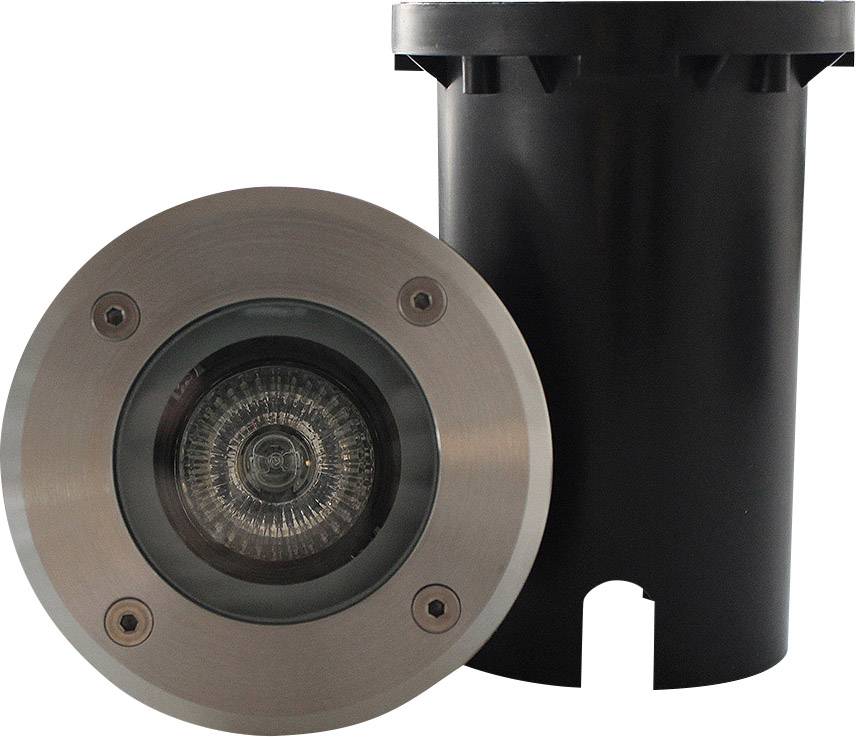 Luminaire extérieur encastrable GU10 ECO-Light Berlin 1 7005 A GU10 35 W argent