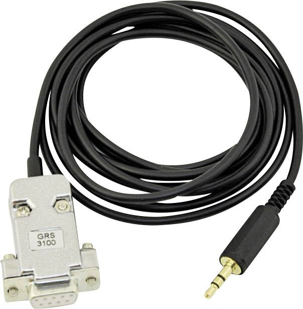Câble adaptateur 'GRS 3100' de prise série à fiche jack stéréo de 3,5 mm, adapté pour connecter des appareils avec différentes interfaces.