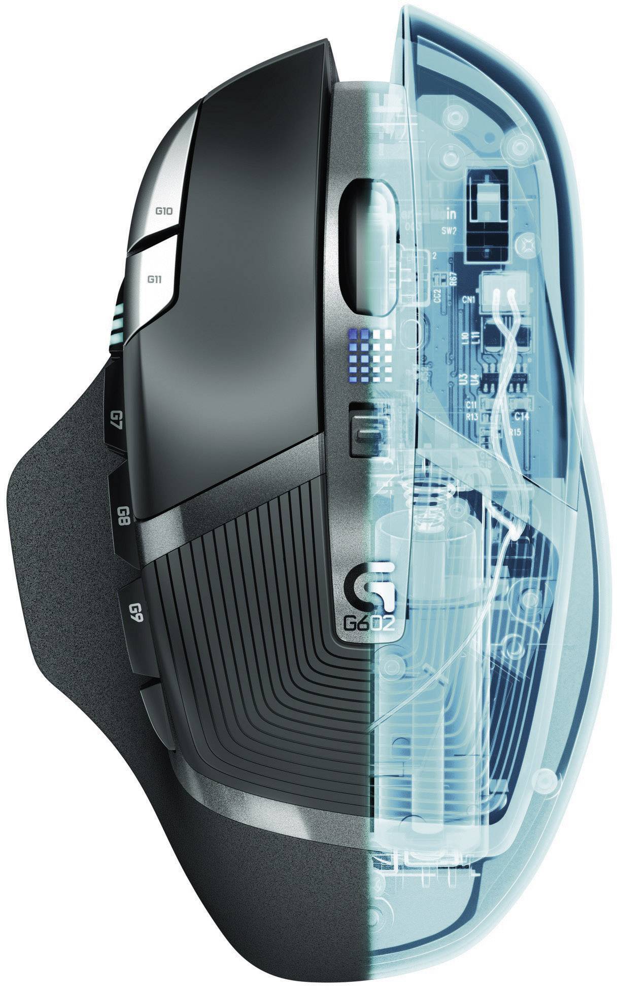 Souris de gaming optique Logitech Gaming G602 noir