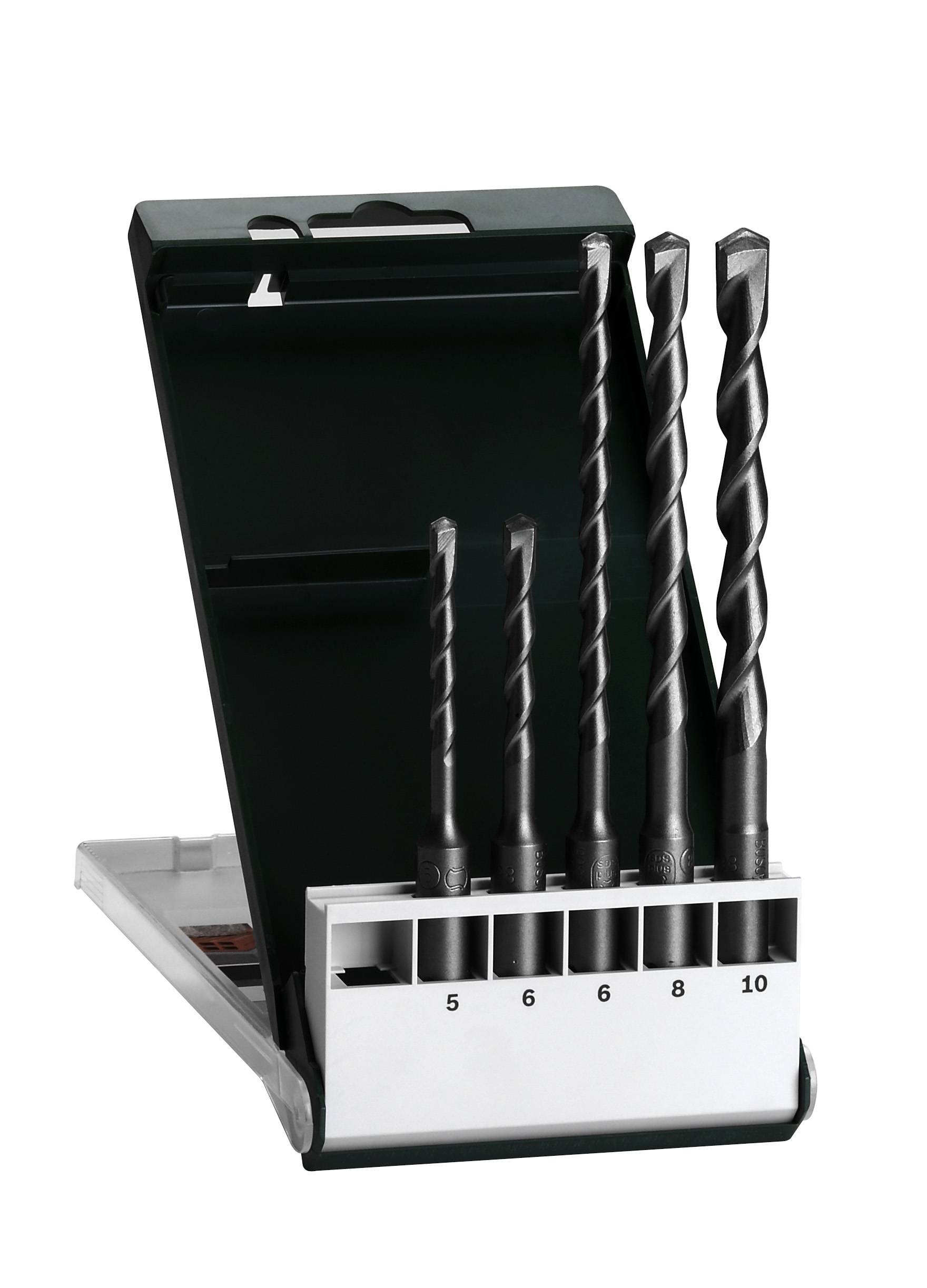 Jeu de forets pour marteau-perforateur 5 pièces SDS-Plus Bosch Accessories 2609255541 1 set