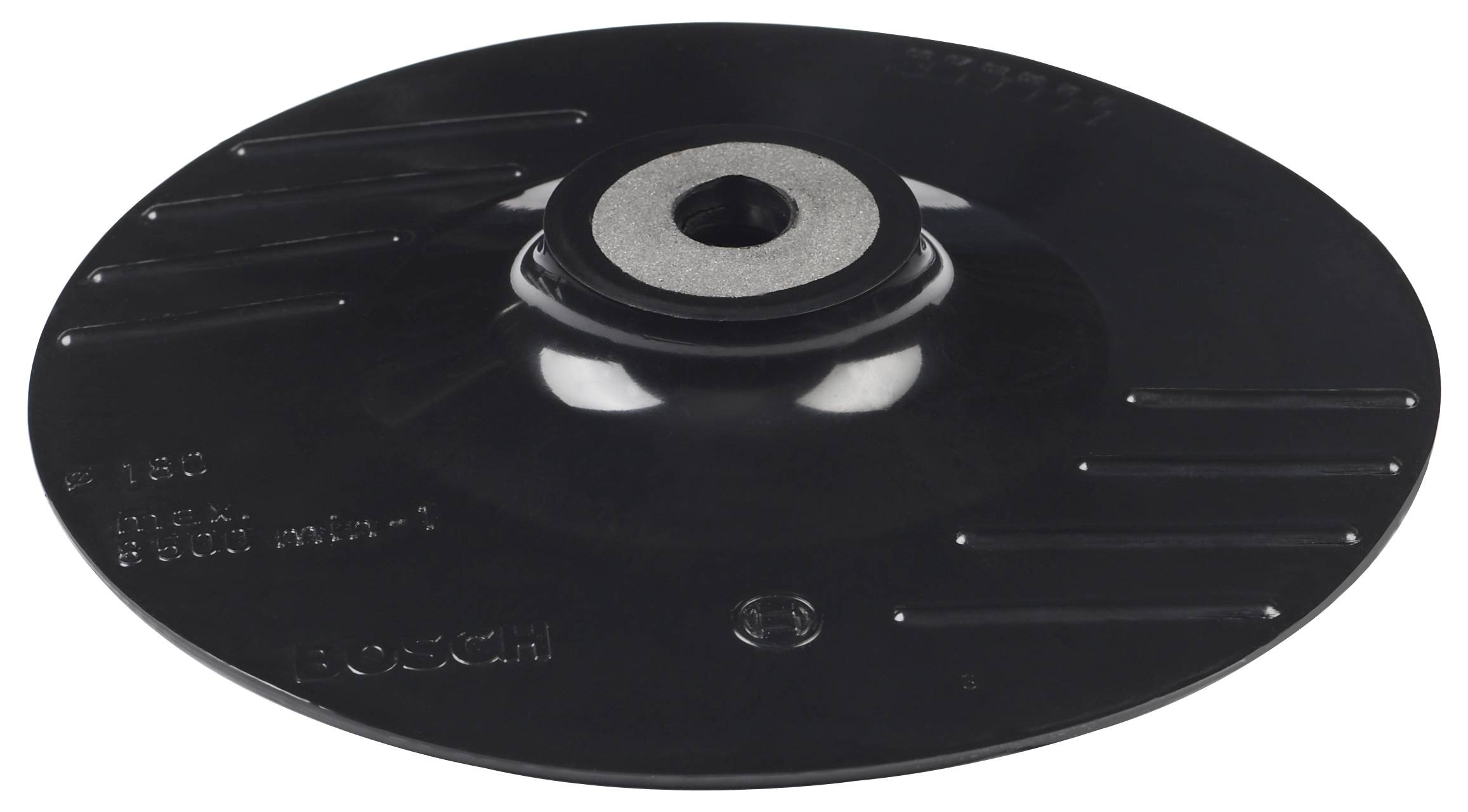 Plateau de ponçage pour meuleuses angulaires, système de serrage, 125 mm Bosch Accessories 2609256257 N/A