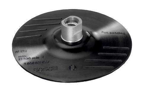Plateau de ponçage caoutchouc pour meuleuses angulaires, système autoaggripant, 125 mm Bosch Accessories 2609256272 N/A