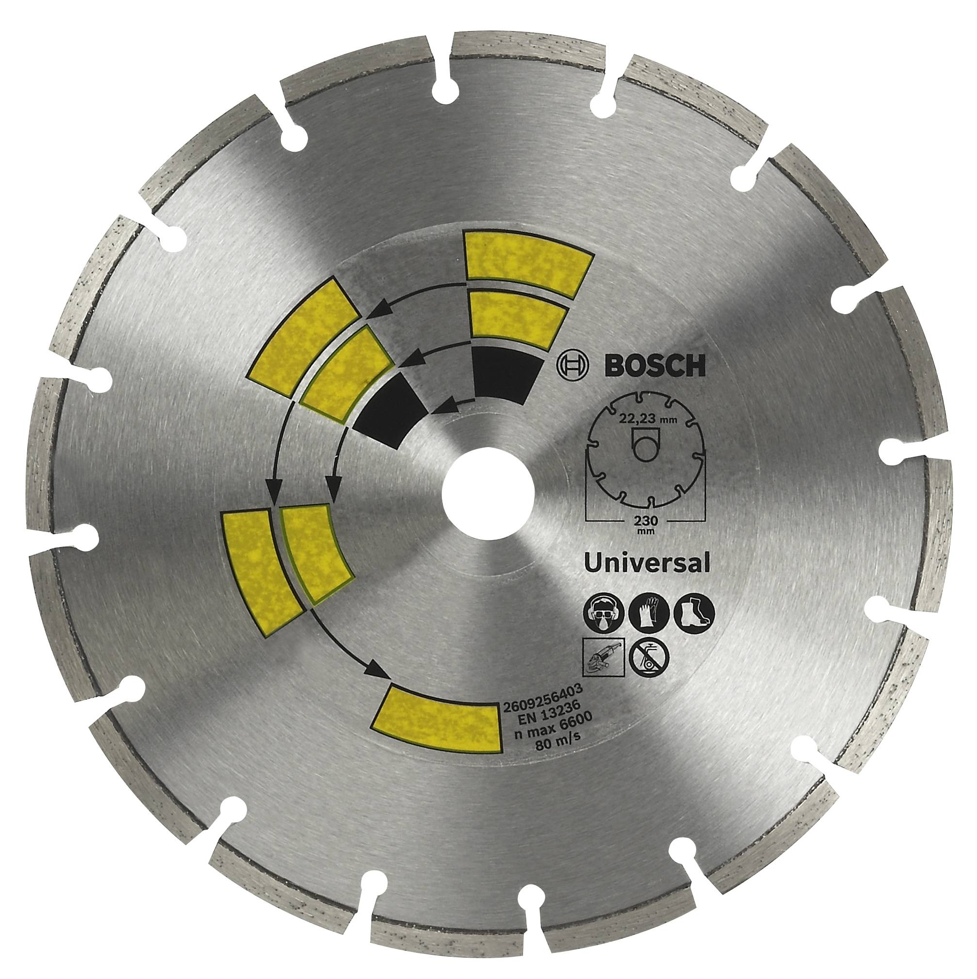 Disque à tronçonner diamanté universel Bosch 2609256401