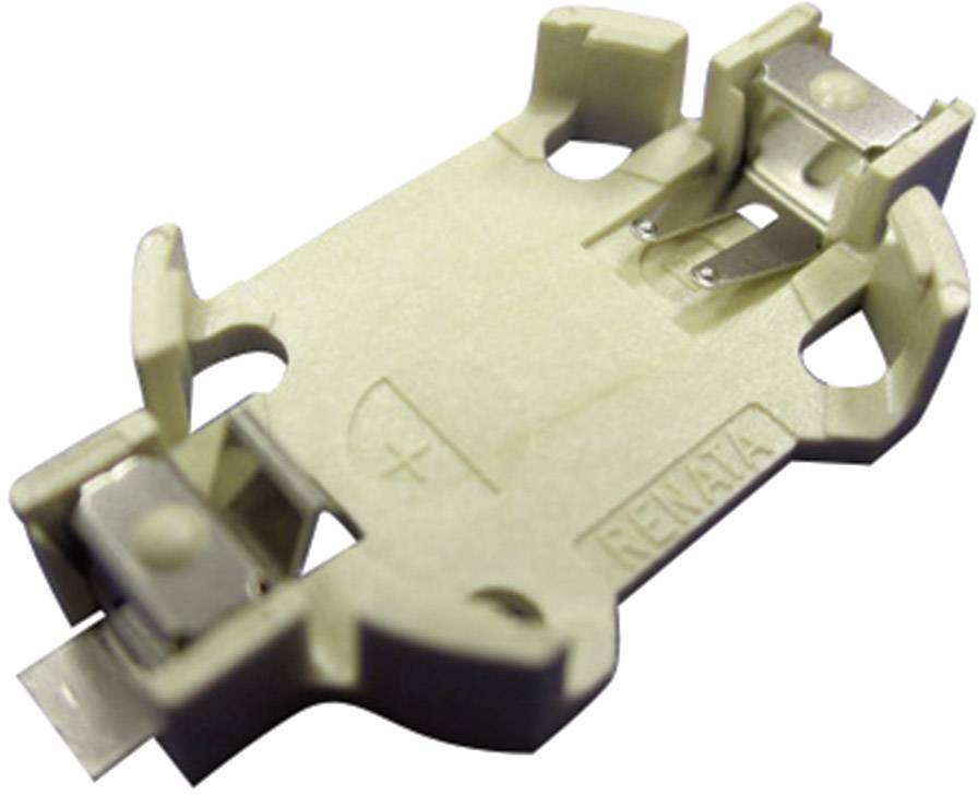 Support de pile bouton CR 2032 Renata 703301 horizontal, montage en surface CMS