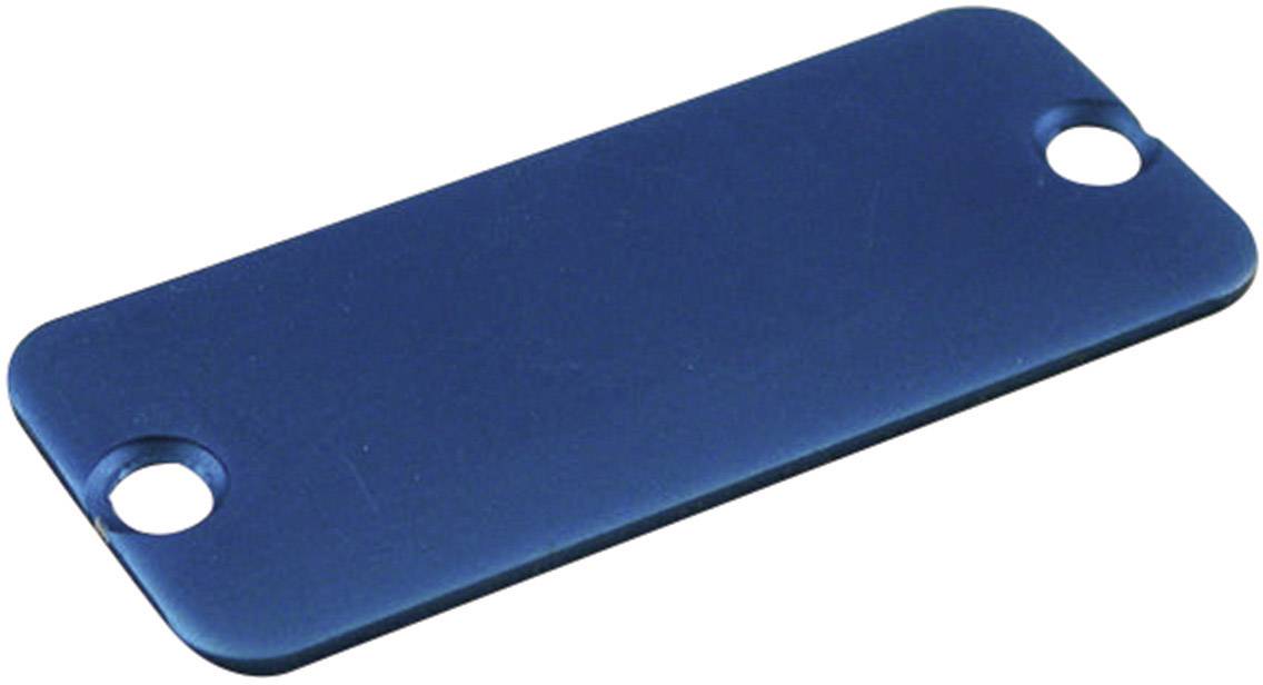Plaque arrière Hammond Electronics 1455LALBU-10 aluminium bleu