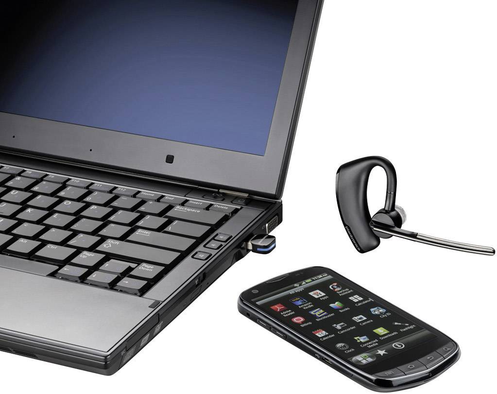 Plantronics UC B235 Telefon-Headset Bluetooth schnurlos, Mono In Ear Schwarz