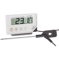 TFA Dostmann LT-101 Thermomètre à sonde à piquer Plage de mesure de température -40 à +200 °C sonde NTC conforme HACCP TFA Dostmann LT-101 Thermomètre à sonde à piquer Plage de mesure de température -40 à +200 °C sonde NTC conforme HACCP