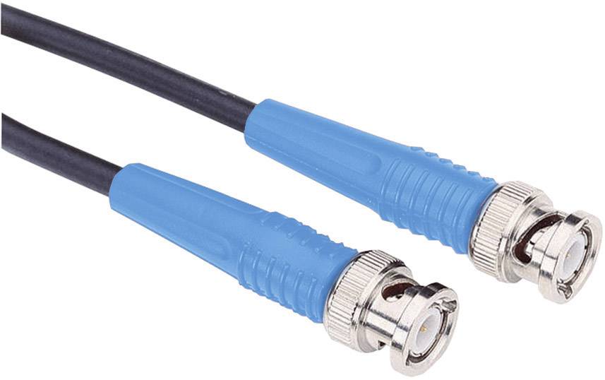 Testec 81003 Cordon de mesure BNC 25.00 cm bleu