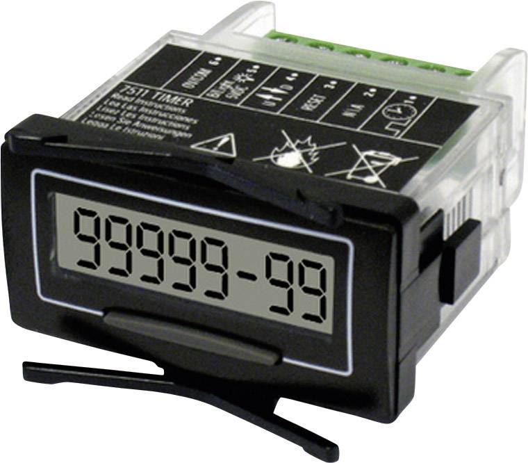 Trumeter 7511HV Compteur d'heures de fonctionnement Ecran LCD 8 lignes noir