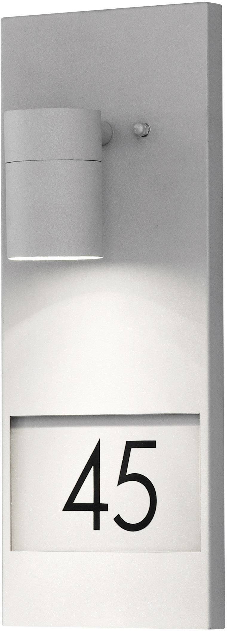 Eclairage pour numéro de maison Modena Konstsmide 7655-300 GU10 35 W gris