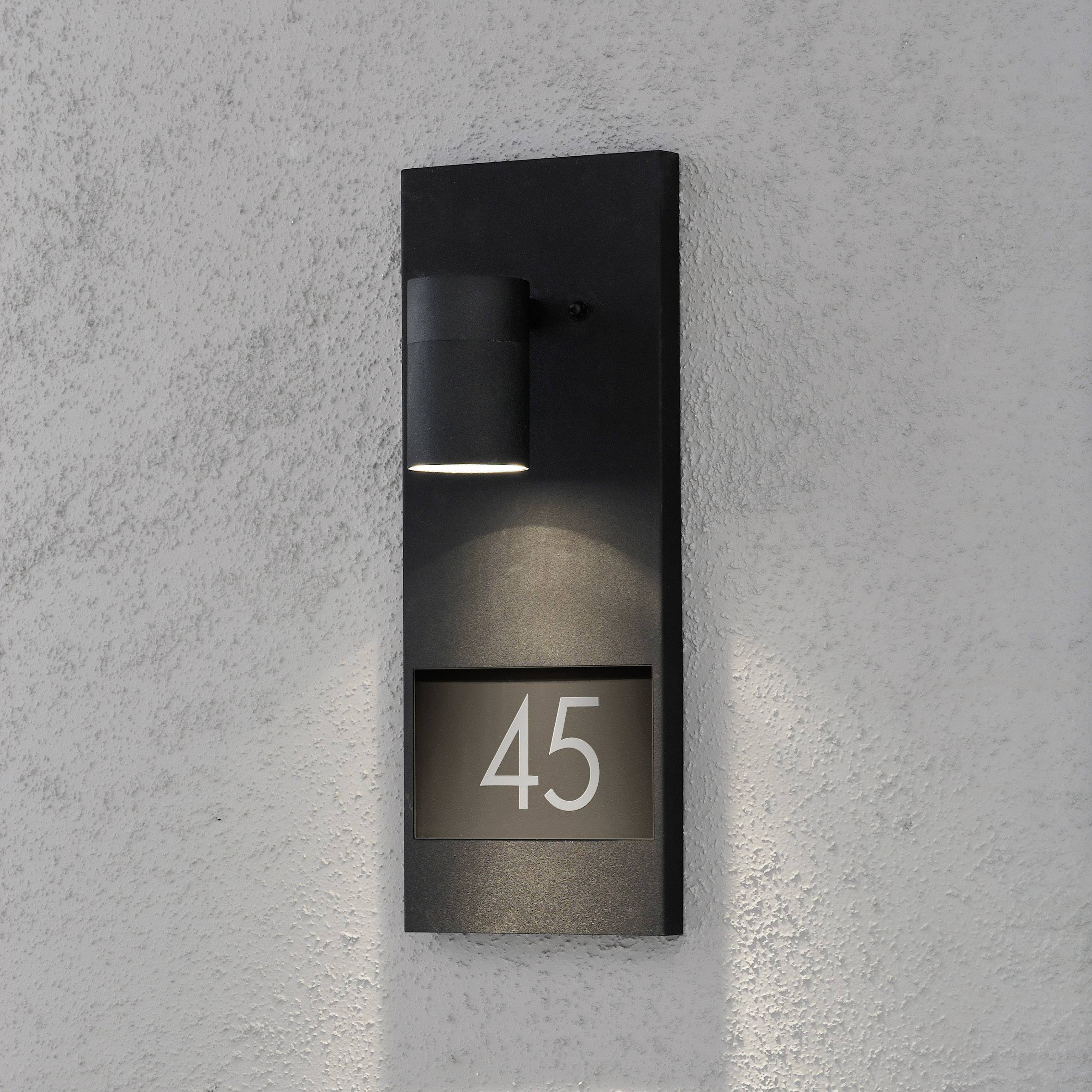 Eclairage pour numéro de maison Modena Konstsmide 7655-750 GU10 35 W noir