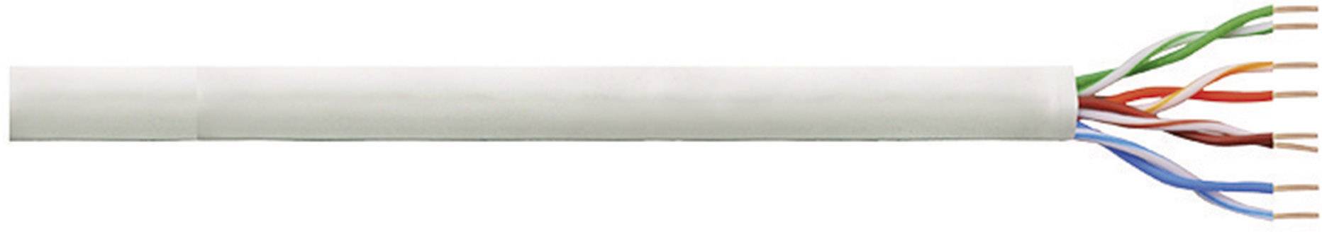 LogiLink CPV0035 Câble réseau CAT 6 U/UTP 4 x 2 x 0.205 mm² gris 100 m
