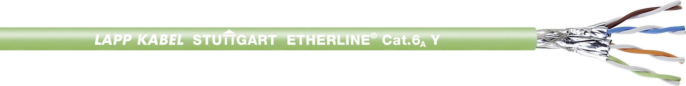 LAPP 2170466/100 Câble réseau CAT 6a S/FTP 4 x 2 x 0.5 mm² vert 100 m