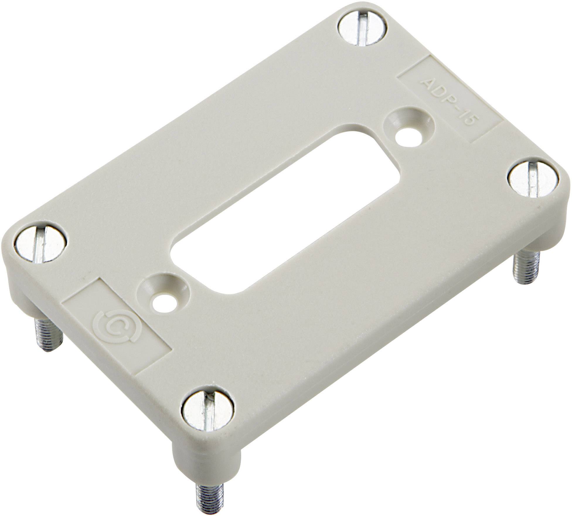 Plaque adaptatrice pour 1x Sub-D 15 pôles LAPP H-B 6/M-D 15 11764202 H-B 6 10 pc(s)