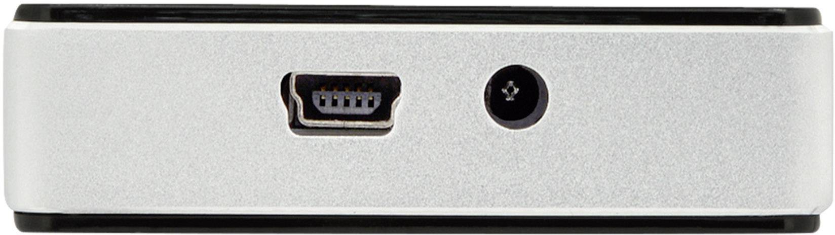 Hub USB 2.0 Digitus 10 ports noir, argent