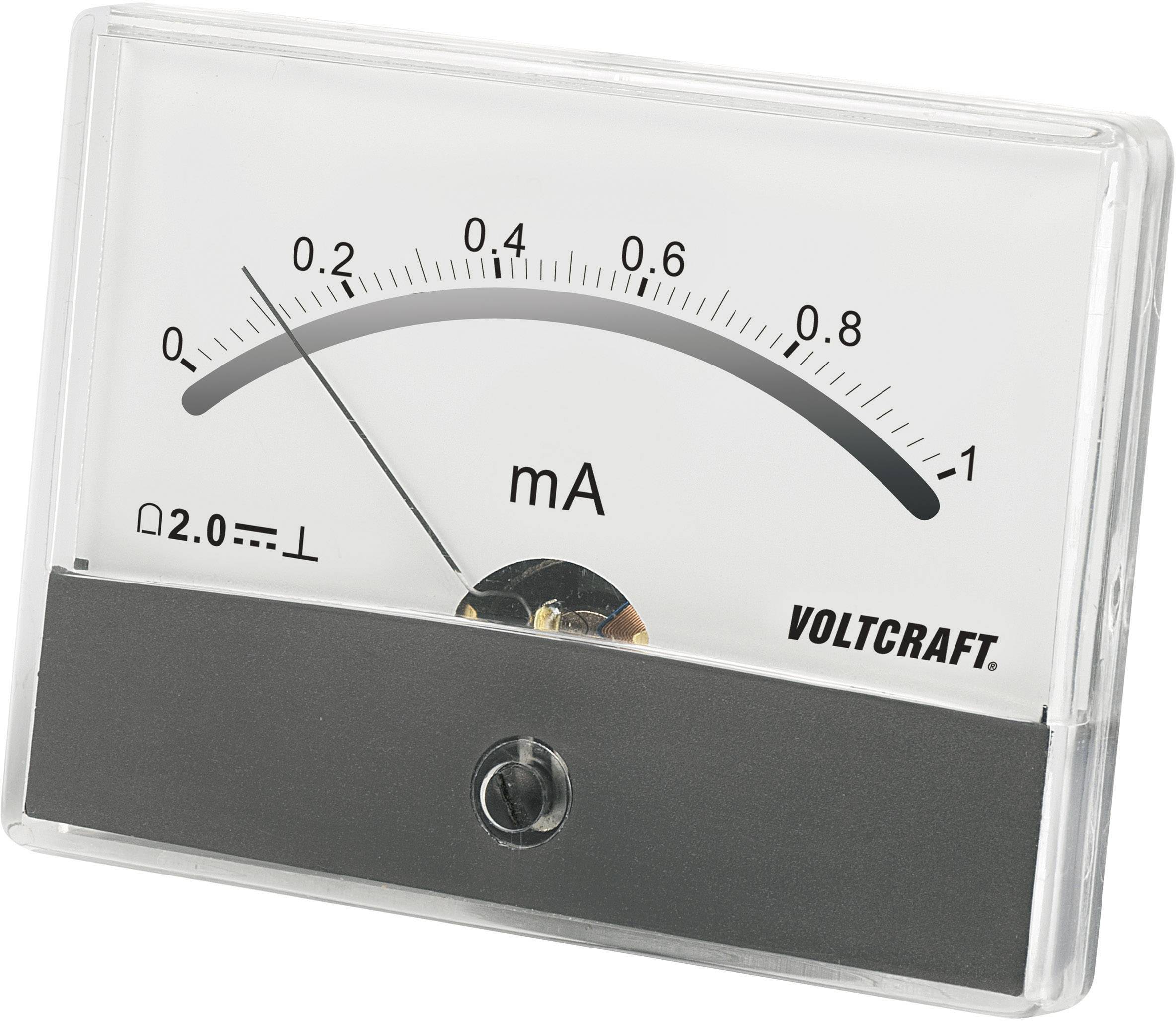 VOLTCRAFT AM-86X65/1MA AM-86X65/1MA Appareil de mesure à encastrer AM-86X65/1mA/DC 1 mA Bobine