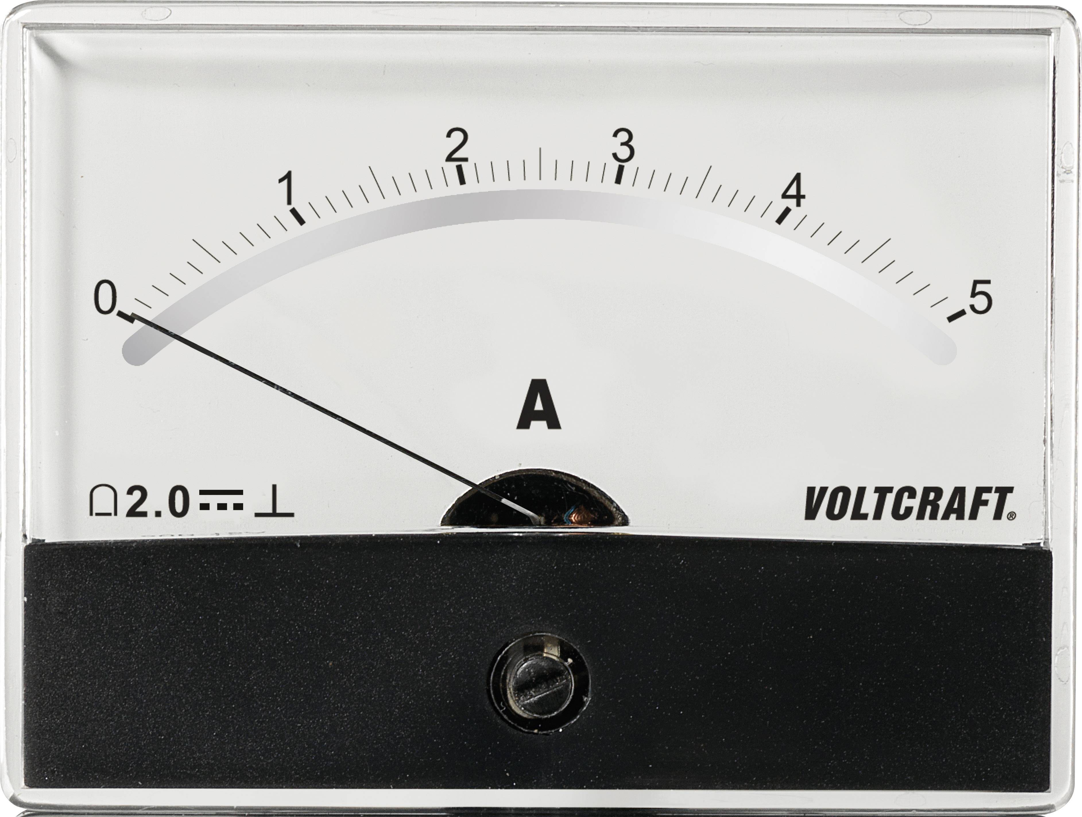 VOLTCRAFT AM-86X65/5A/DC AM-86X65/5A/DC Appareil de mesure à encastrer AM-86X65/5A/DC 5 A Bobine