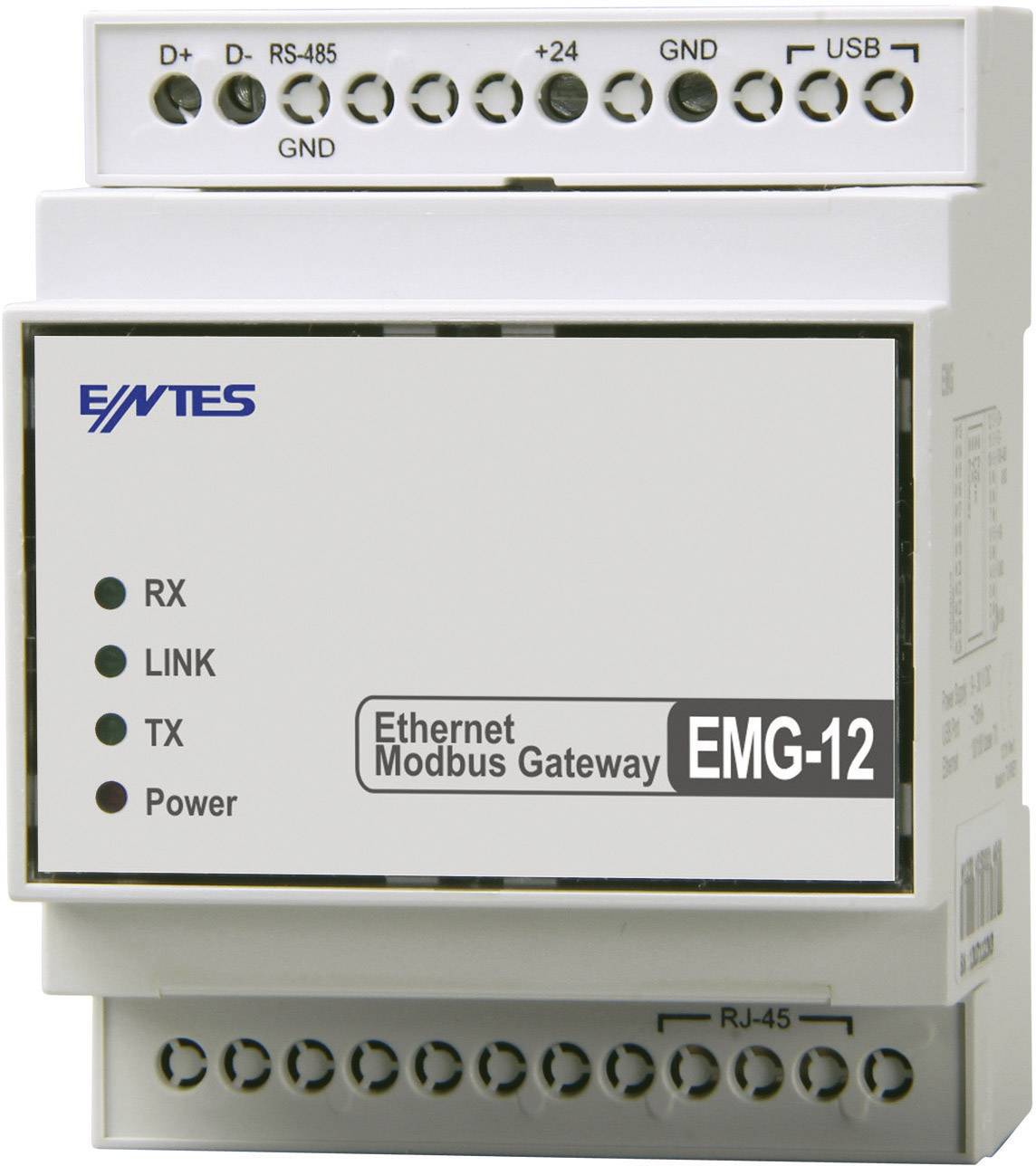 EMG-12 Ethernet / RS-485 Modbus Gateway ENTES 101646