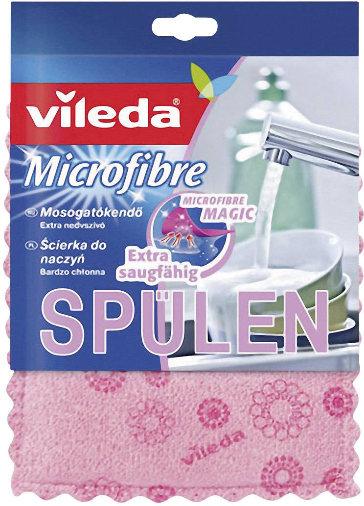 Éponge de vaisselle en microfibres Vileda Rosa 132502