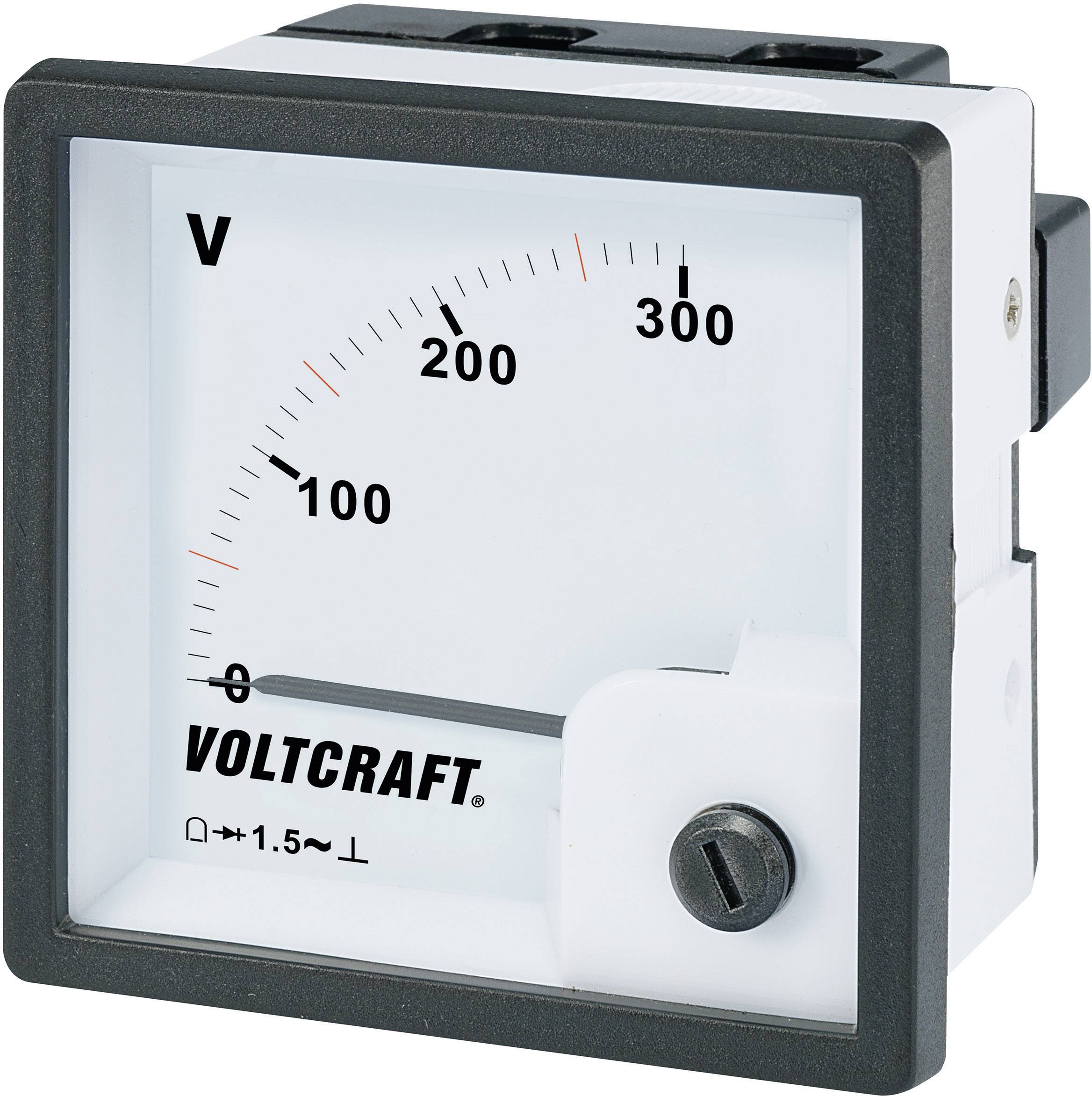 VOLTCRAFT AM-72x72/300V AM-72x72/300V Appareil de mesure analogique encastrable AM-72x72/300V 300 V Bobine