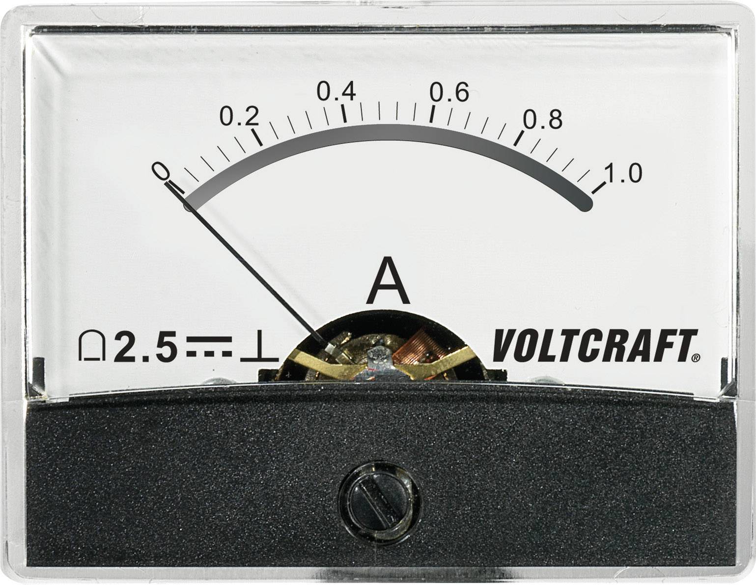 VOLTCRAFT AM-60X46/1A/DC AM-60X46/1A/DC Appareil de mesure à encastrer AM-60X46/15A/DC 1 A Bobine