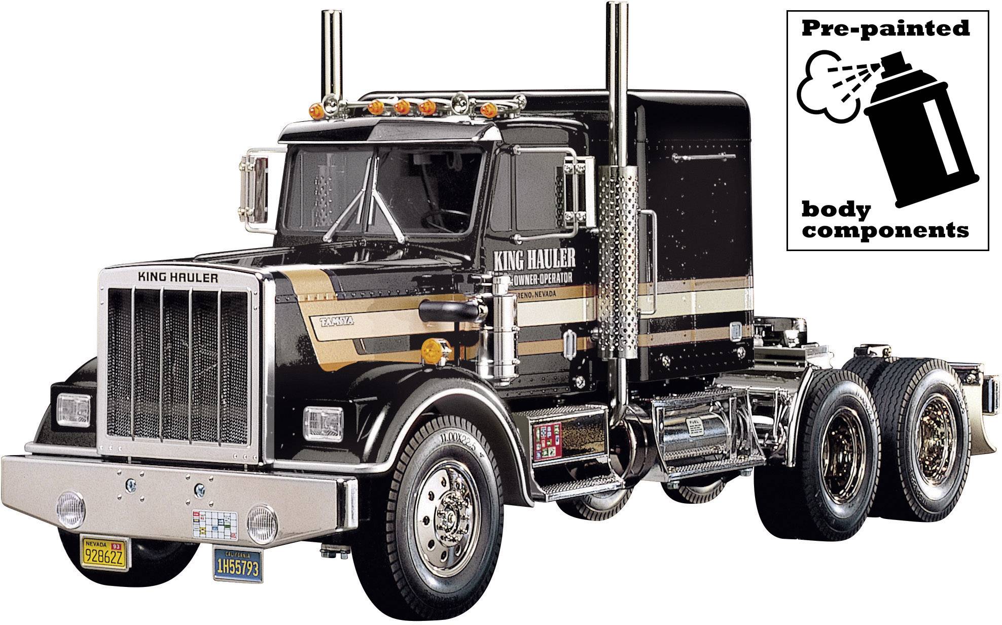 Camion RC électrique Tamiya King Hauler Black Edition 56336 kit à monter 1:14
